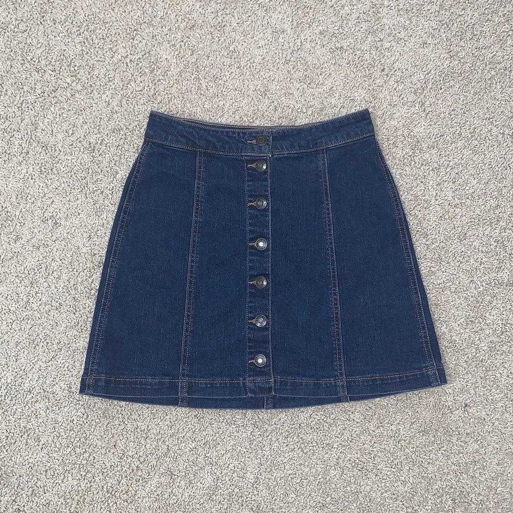Vintage denim skirt!